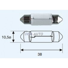 Sv8 { sv8.5 (10 x 37mm)12v-5w} (10 ) blick Лампа упаковка (10 шт) 